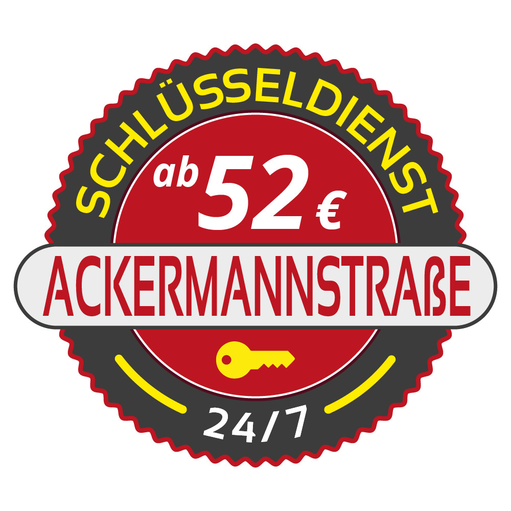 Schluesseldienst Amper-aufsperrdienst München Ackermannstraße mit Festpreis ab 52,- EUR