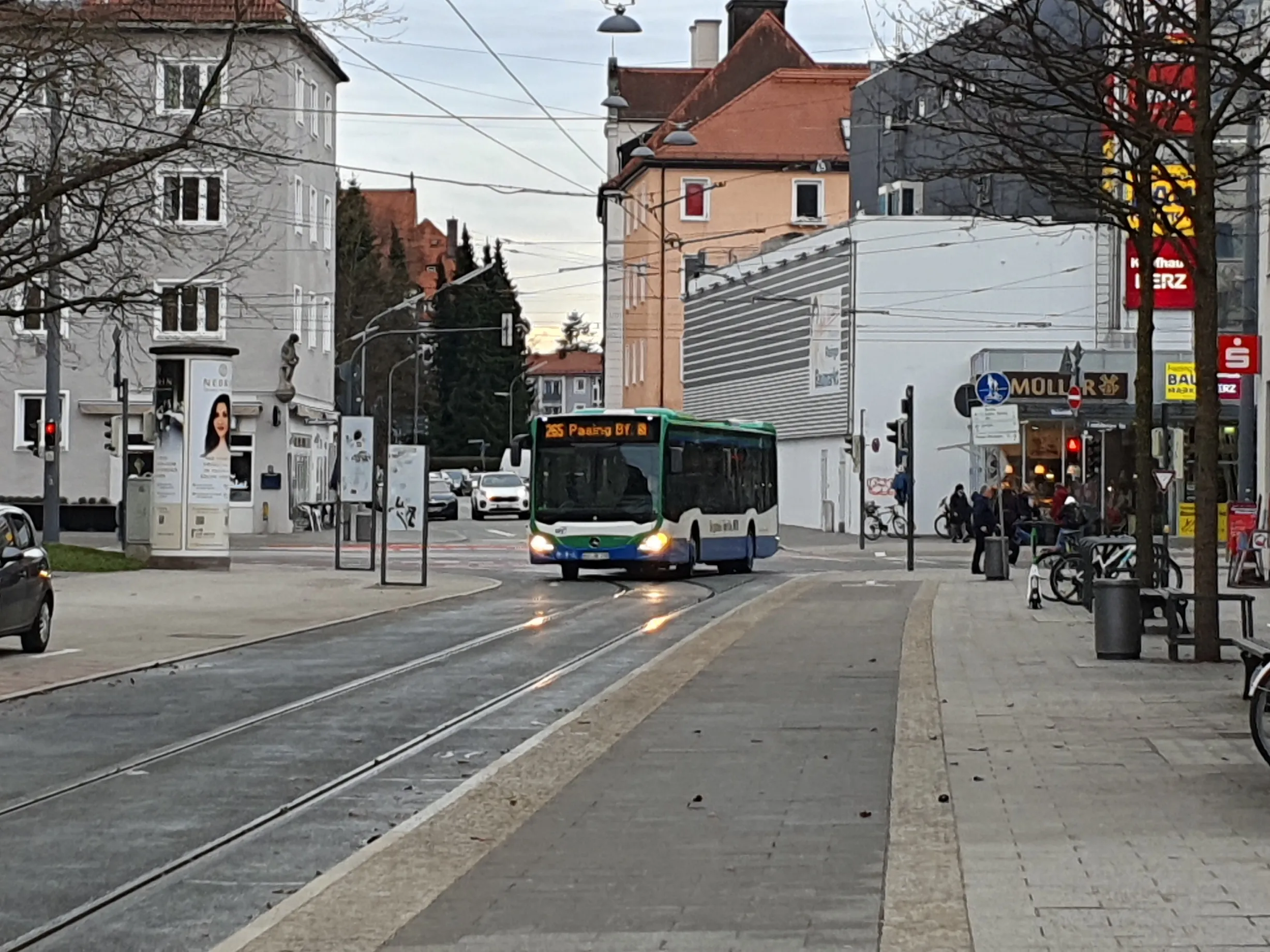 Bäckerstraße im Zentrum von München-Pasing