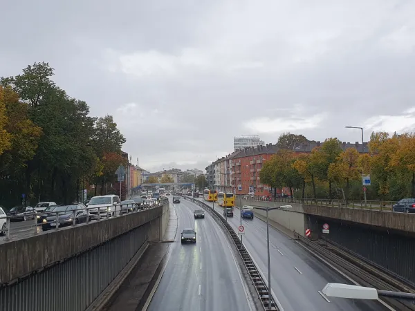 Tegernseer Landstraße (TeLa), teilweise tiefergelegt