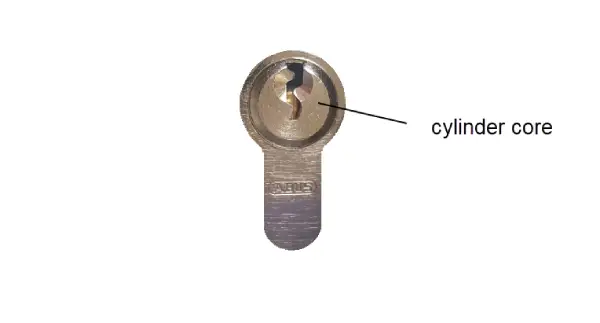Cylinder core in profile cylinder from the brand manufacturer ABUS