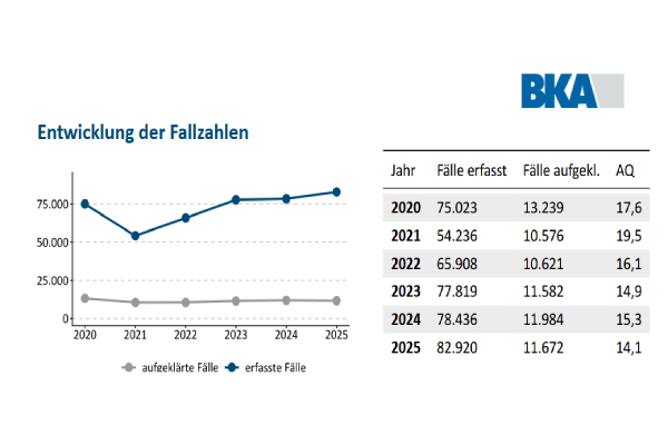 BKA: zunehmende Wohnungseinbrüche bei sinkender Aufklärungsquote